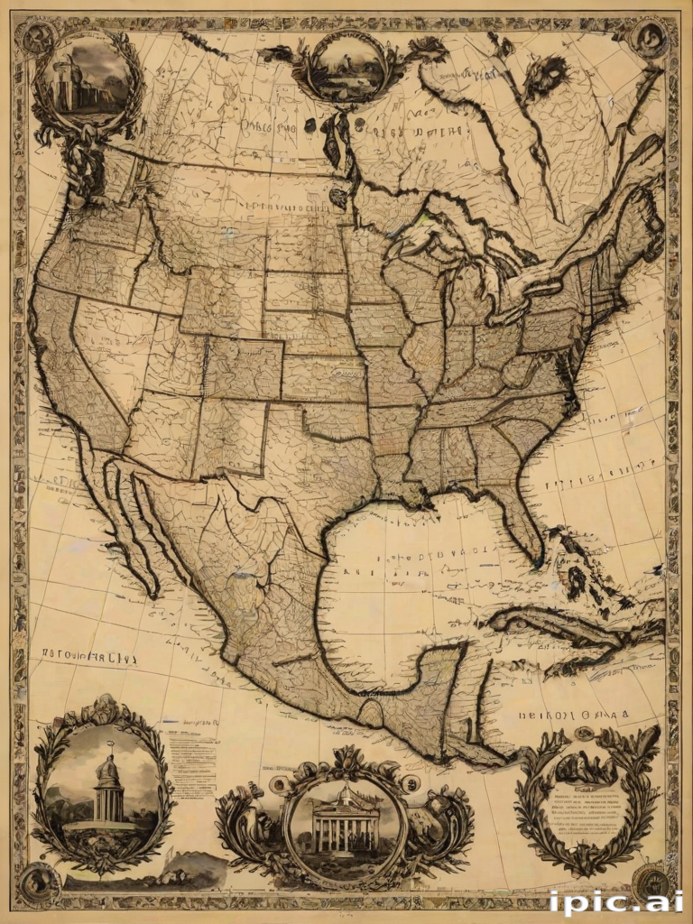 map of the united states of america