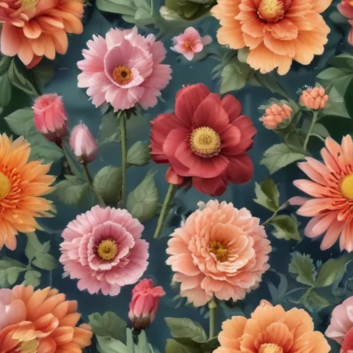 pixel flowers