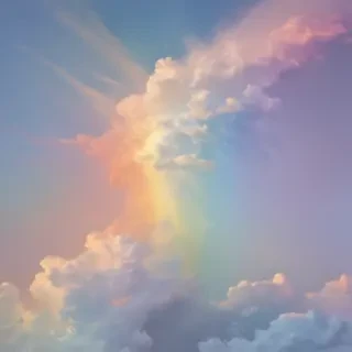 pastel rainbow