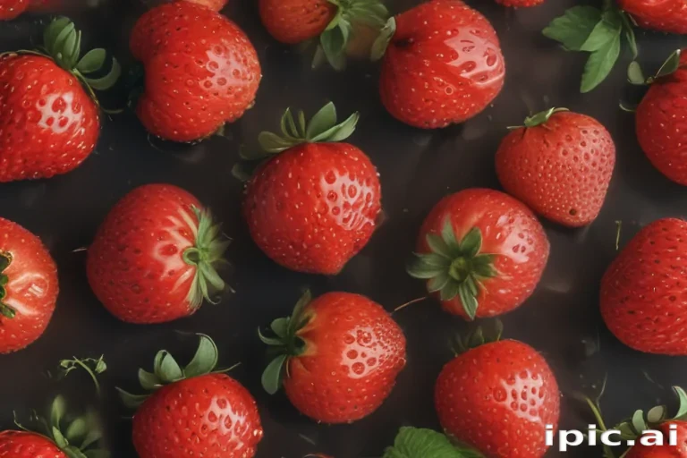strawberry wallpaper iphone