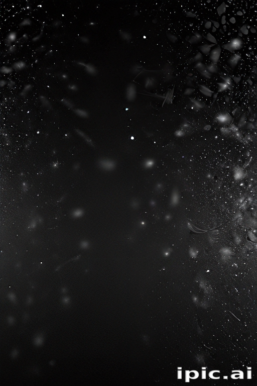 Abstract Dark Background with Subtle Light Flare and Dust Particles