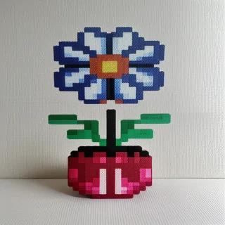 pixel flower