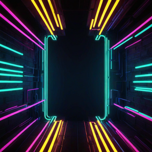 neon back ground