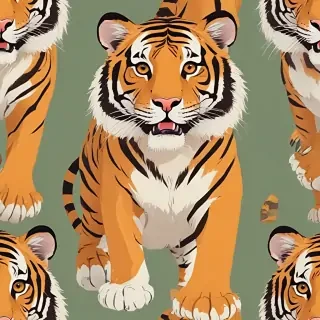 tiger cartoon tiger