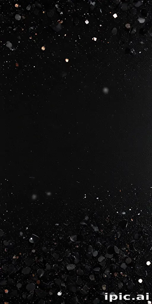 black background with glitter
