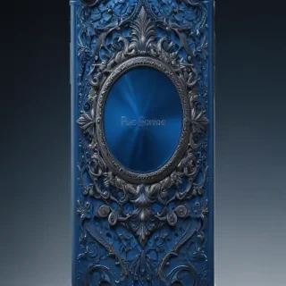 blue phone wallpaper