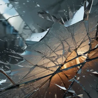 wallpaper broken glass