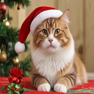merry christmas cats images