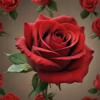 image of a red rose
