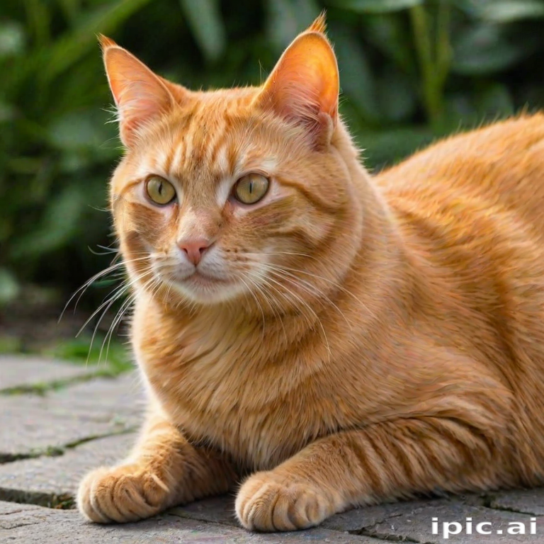 orange cat