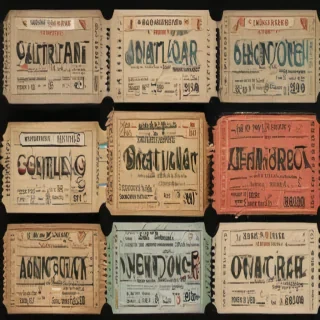 concert tickets png