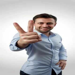 finger pointing at you transparent