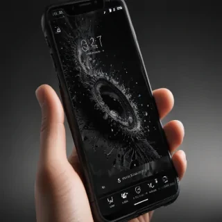 black phone wallpaper