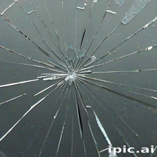 broken glass overlay