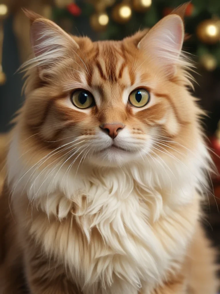 pictures of cats for christmas