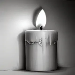 candle drawing