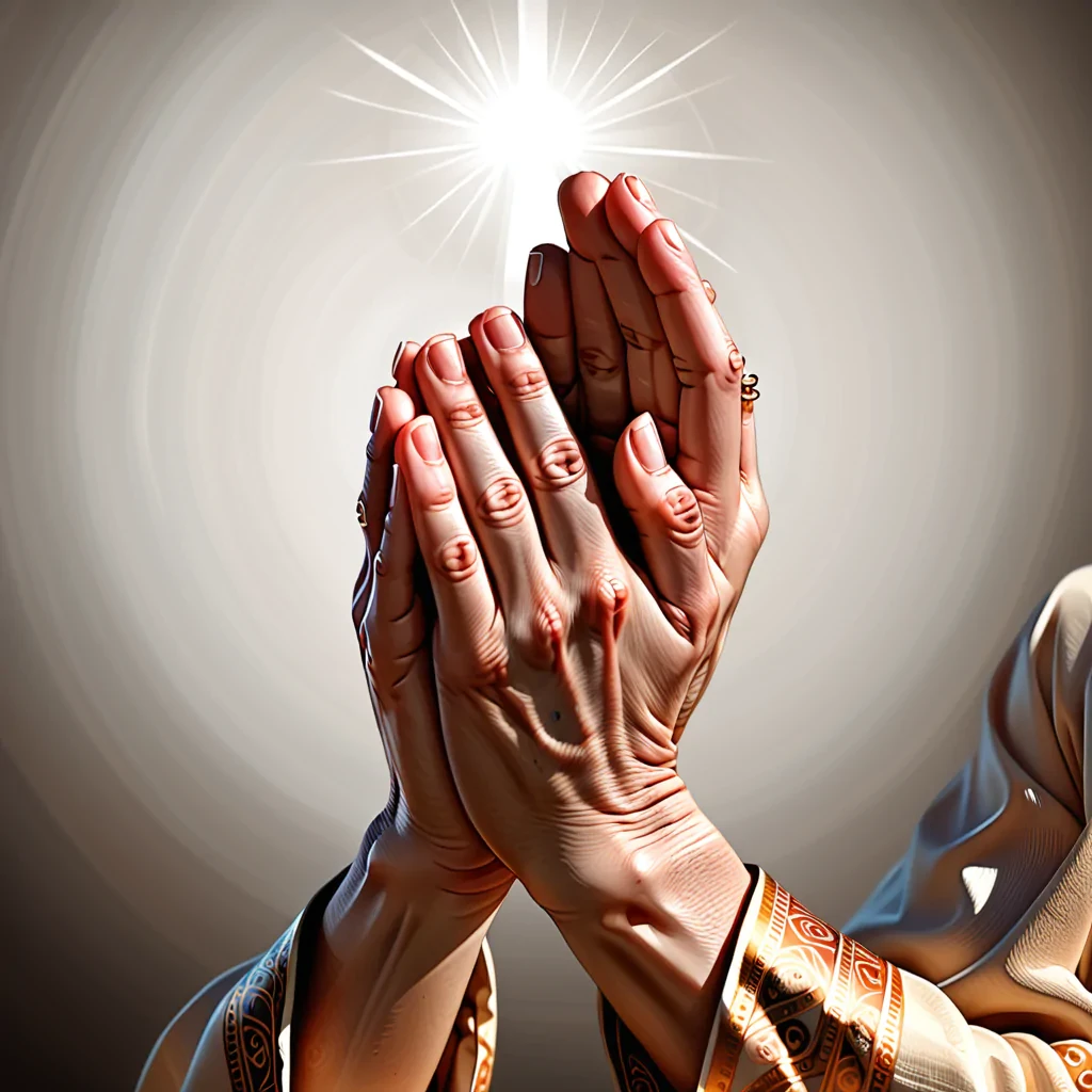 prayer hands transparent background