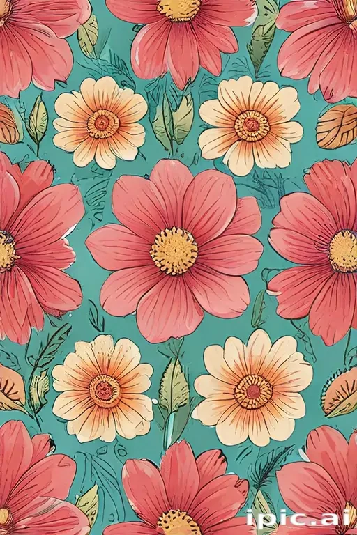 flowers to draw in color