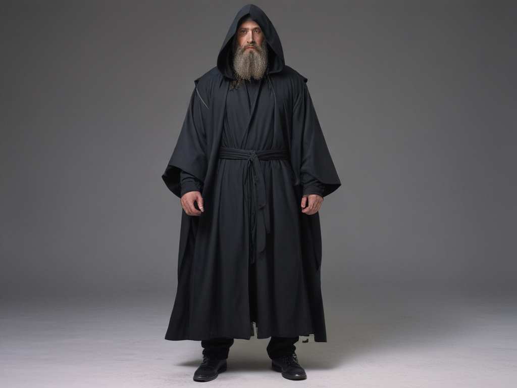 wizard in black robes