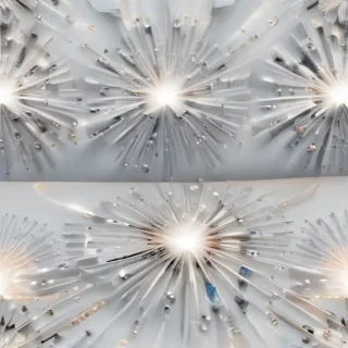 sparkles white background