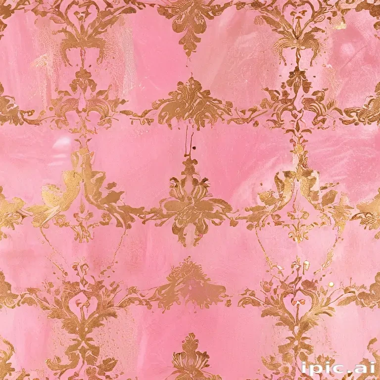 pink and gold background