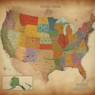 map of usa states
