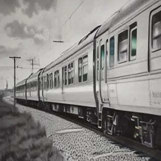 train drawing