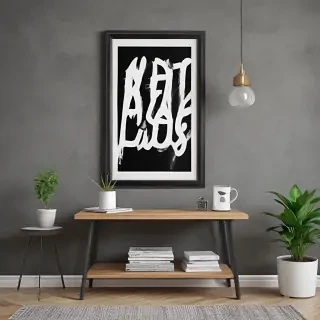 framed art mockup