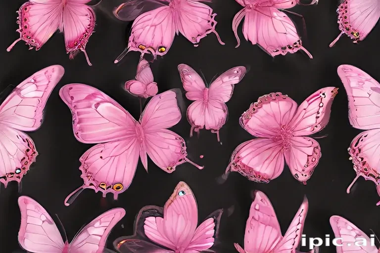 butterfly pink