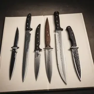 knife drawings