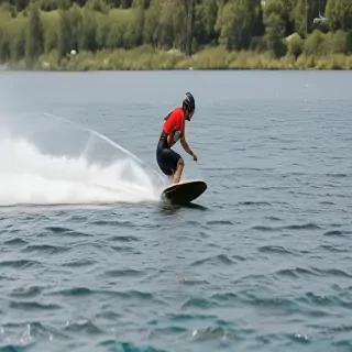 water skiing