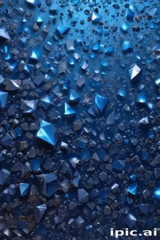 blue sparkle background