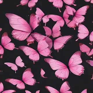 images of pink butterflies