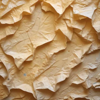 wrinkled paper overlay