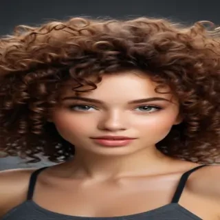 curly hair png