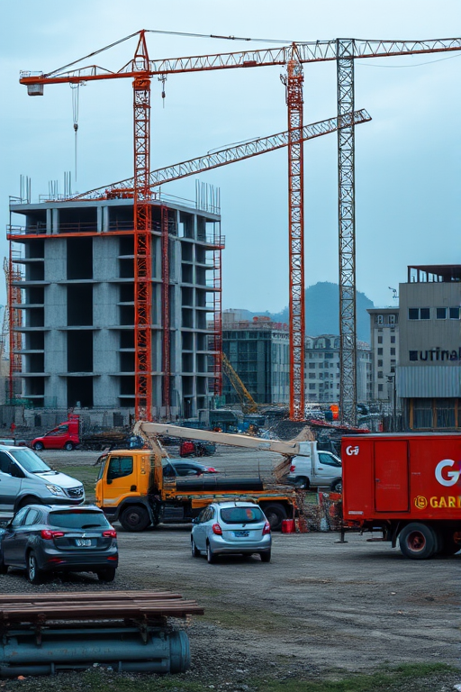 construction site background