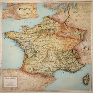 map of france