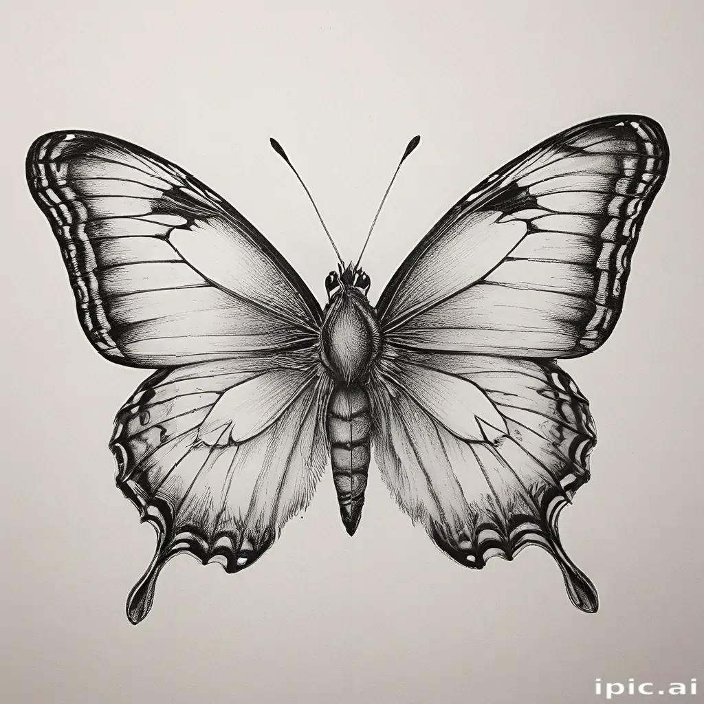 buterfly drawings