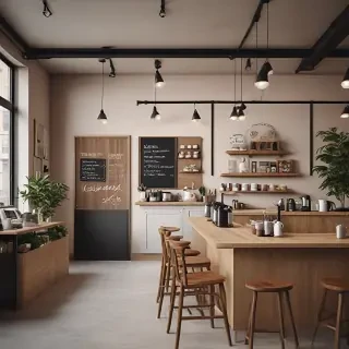 coffee shop mockup