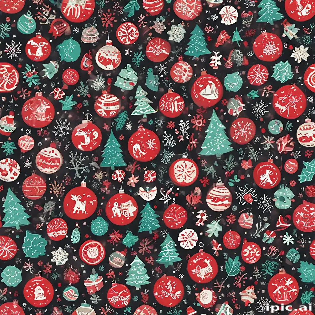christmas pattern background