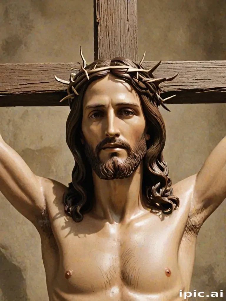 picture of jesus on cross