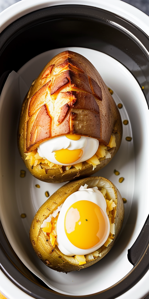 baked potato in crock pot no foil