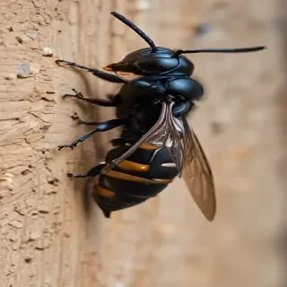 black wasp