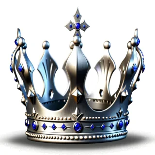 silver crown png