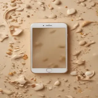 beige phone background