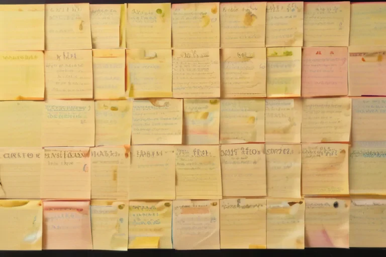 sticky note background