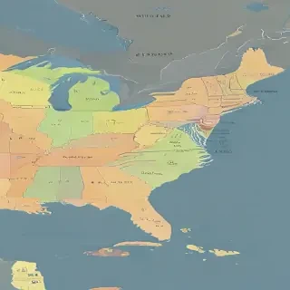 united states map