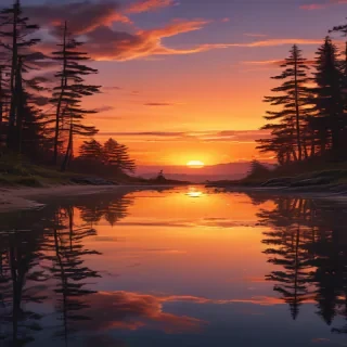 aesthetic sunset wallpaper