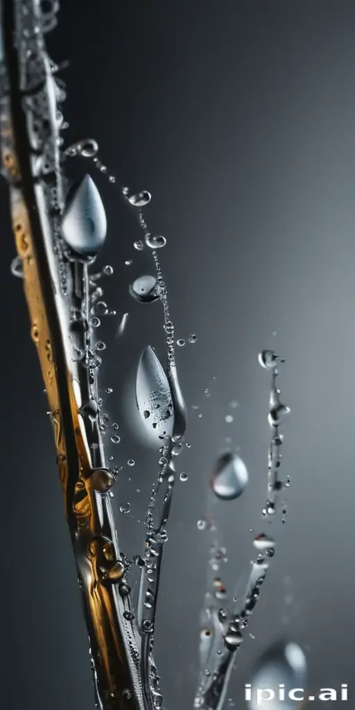 water droplets transparent