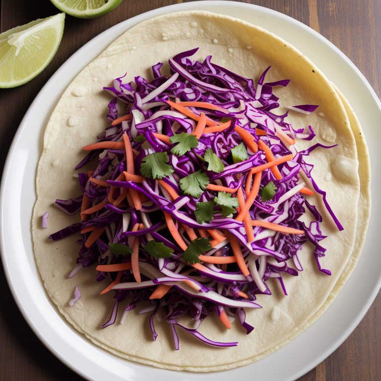 red cabbage slaw for tacos